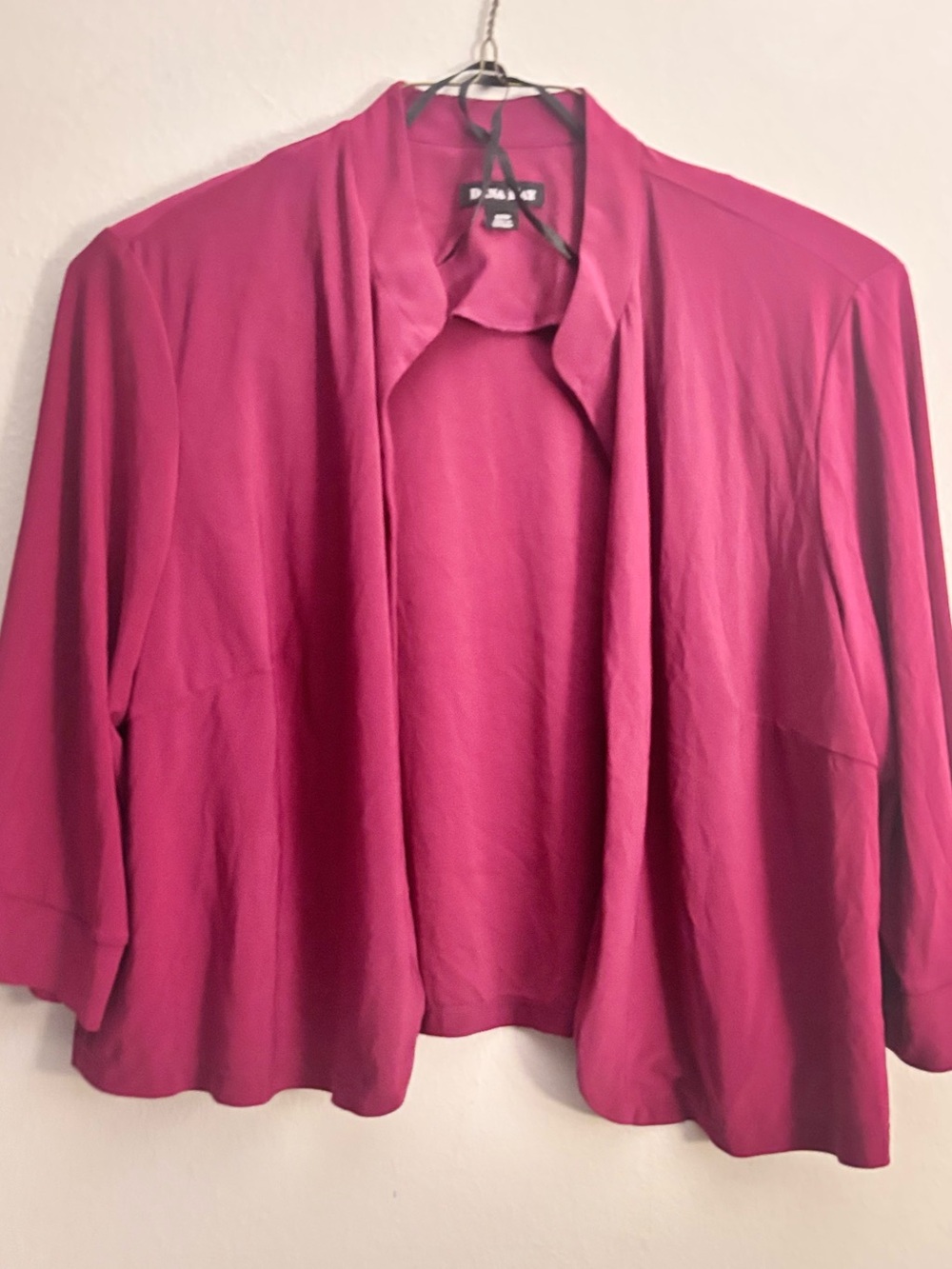 Dana Kay Fuchsia Open-Front Blazer